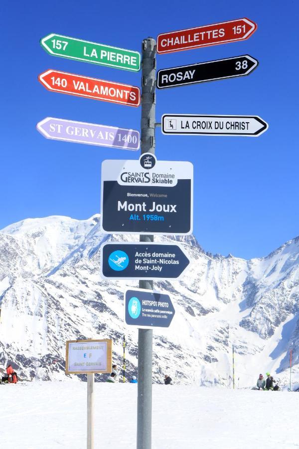 Saint-Gervais Apartment Next To Bettex Ski Lift ภายนอก รูปภาพ